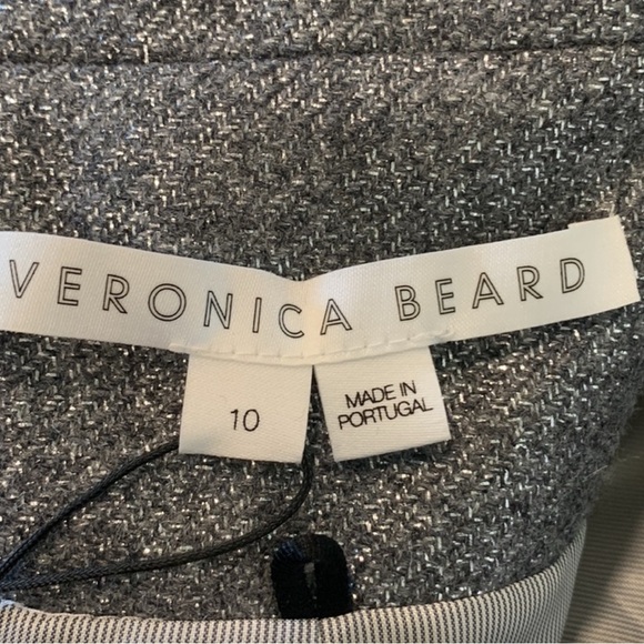 NWT Veronica Beard Parineti Dickey Jacket in Metallic Wool Blend - Picture 8 of 11